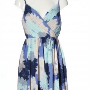 Banana Republic Floral Strappy Crossover Vee Dress